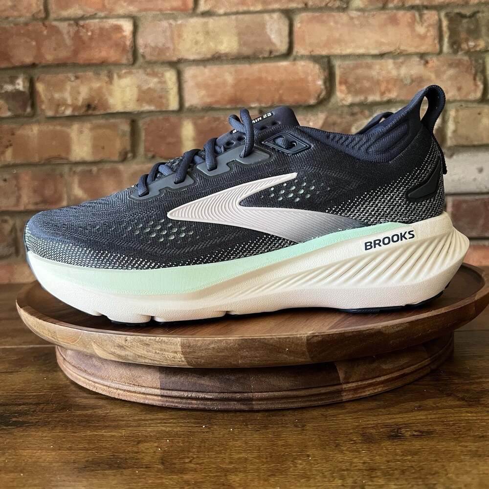 Brooks Glycerin 23 Plush Cushion Womens 8.5 Wide Blue Running Shoes Sneakers